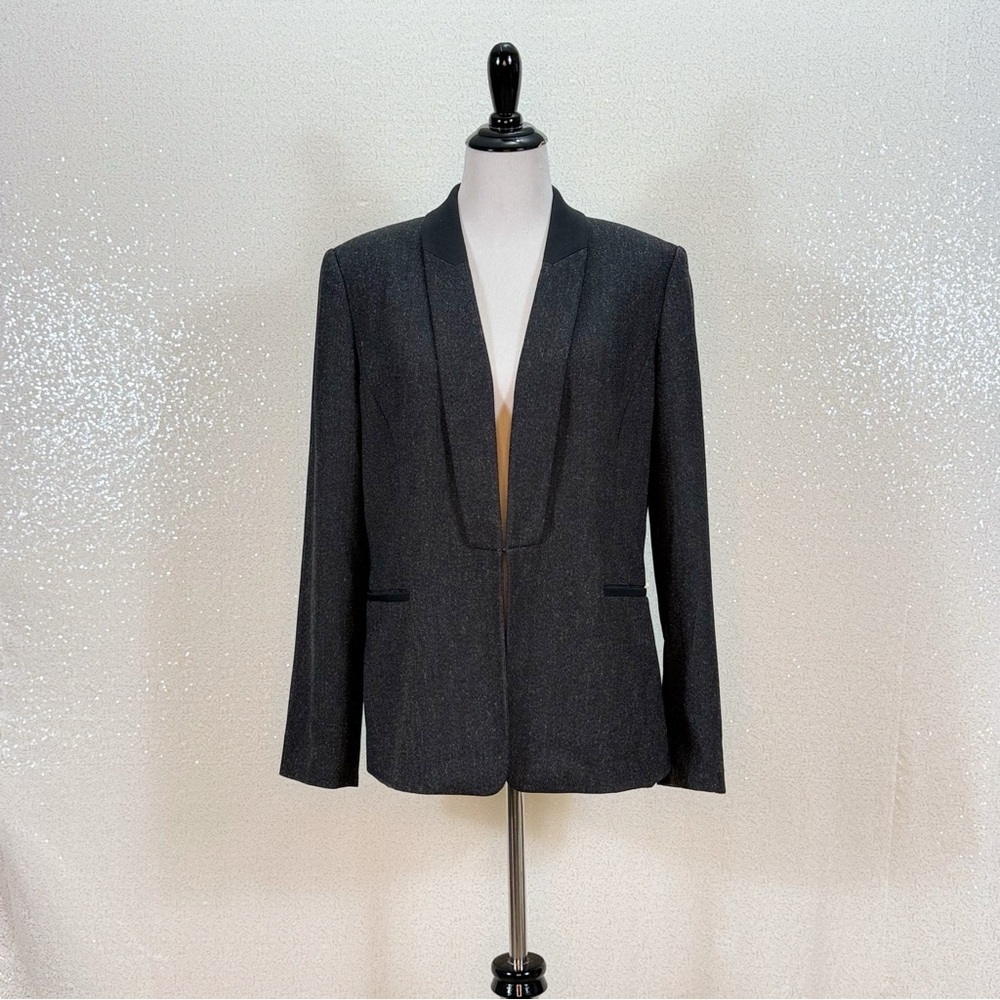 Antonio Melani Black Structured Blazer Jacket Size 14 Career Office Business - Picture 11 of 11